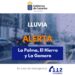 El Gobierno de Canarias actualiza la situación y declara alerta por lluvias en El Hierro, La Gomera y La Palma