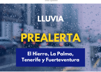 El Gobierno actualiza la situación pasando a prealerta por lluvias en El Hierro, La Palma, Tenerife y Fuerteventura