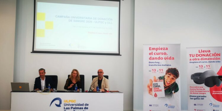 El SCS inicia su tradicional campaña de promoción de la donación de sangre en las universidades públicas canarias