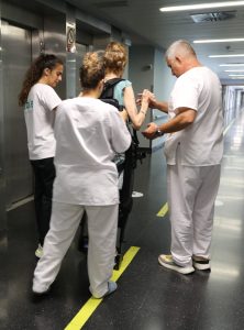 Un momento de la rehabilitación