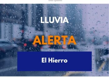 El Gobierno de Canarias actualiza la situación a Alerta por lluvias en El Hierro