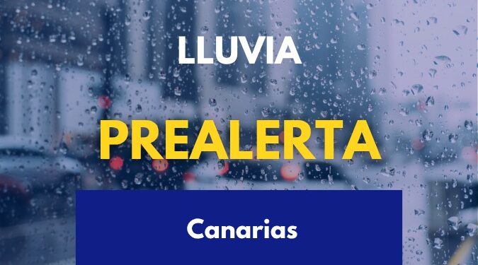 El Gobierno de Canarias actualiza la situación, pasando a prealerta por lluvias en todo el archipiélago