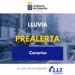 El Gobierno de Canarias actualiza la situación, pasando a prealerta por lluvias en todo el archipiélago